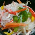 キャラメグ♪'s cooksnap of when they made 超簡単　余り野菜と白滝の和えサラダ.