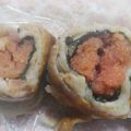 naki1227's cooksnap of when they made 豚バラ肉の明太シソ巻き.