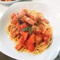オアシス☆彡's cooksnap of when they made ナスとベーコンのトマトソースパスタ♡.
