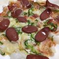 〜tinr～'s cooksnap of when they made 簡単餅ピザ.