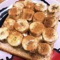 ♡ぐみちゃん♡'s cooksnap of when they made バナナトースト.