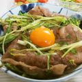 ☆Rokko☆'s cooksnap of when they made 簡単✨水菜と牛肉だけの牛丼（≧∇≦）.