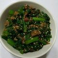 あーいーりー's cooksnap of when they made 《簡単♪小鉢》春菊の梅なめたけ和え.