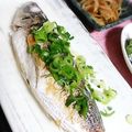 ＴＯＭＯＷＡＴ's cooksnap of when they made 鯵の塩焼きに酢！.