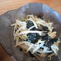 かよひこ's cooksnap of when they made ヘルシーで美味✿もやしと❀海苔✿和え.