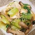 とにーにょ's cooksnap of when they made 豆腐ときのこと青梗菜の中華旨煮.