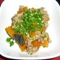 kk1112's cooksnap of when they made かぼちゃのそぼろあんかけ.
