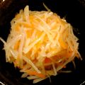 jun120121's cooksnap of when they made ジャガイモと人参のナムル☆.
