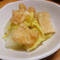 しょみ一's cooksnap of when they made スピードメニュー♪白菜と油揚げの煮浸し☆.