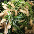 夏海まま's cooksnap of when they made 水菜と油揚げのお浸し.