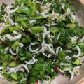 紅緒ちゃん's cooksnap of when they made 簡単❤かぶの葉とシラスのにんにく炒め.