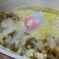 ちびむく's cooksnap of when they made カレーをリメイク!とろ玉焼きチーズカレー.