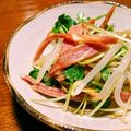 猫のオソマ's cooksnap of when they made 余った焼豚で作✿もやしのナムルちゃん.