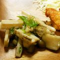 ゆきんこ2001's cooksnap of when they made レンコンとキノコのバター炒め.