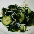犬好き、ななんです。's cooksnap of when they made しらすとわかめときゅうりの酢の物.