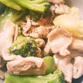 ぽっぷむ's cooksnap of when they made 豚肉とブロッコリーの中華炒め.