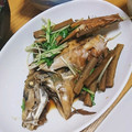 くまちーこ's cooksnap of when they made *ごぼうは絶対入れて！＊カワハギの煮付け.