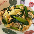 クックNLH9A9☆'s cooksnap of when they made 鯖水煮缶詰めでニラとネギの卵炒め！.