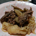 ばく★ちく's cooksnap of when they made 結びしらたきとごぼうの煮物.