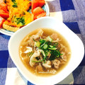 マーシ☆'s cooksnap of when they made ✿簡単！豚とごぼうのささがきスープ.