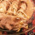 puipuigura's cooksnap of when they made レンジで！キャベもやし豆腐の豚肉巻き.