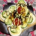ぽぽきゅ's cooksnap of when they made 茹で卵・野菜のカレーマヨ和トースト.
