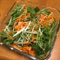 ぽえた's cooksnap of when they made にんじんと水菜のさっぱりサラダ.
