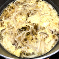 卵★マヨマヨ's cooksnap of when they made シメジ、シイタケ、エノキの溶き卵澄まし汁.