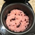 TXMAMA☆'s cooksnap of when they made 炊飯器でカンタン！甲州お赤飯（甘納豆）.