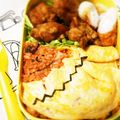 zakkiiM's cooksnap of when they made スヌーピー＆チャーリーブラウンのキャラ弁.