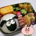 つよまり's cooksnap of when they made ひつじのショーンおにぎり.