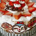 komomo2000's cooksnap of when they made アンパンマンケーキ♡.