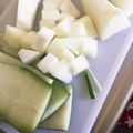 mipoyo's cooksnap of when they made 冬瓜の切り方☆カット方法（1/4サイズ）.