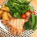 ちぃこたろう's cooksnap of when they made 鉄のフライパンで焼く厚切りポークソテー.