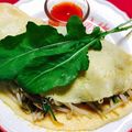 たなくま's cooksnap of when they made 卵一つでバインセオ☆ベトナム風お好み焼き.