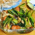 ma04tsu's cooksnap of when they made 簡単！小松菜とウインナーのオイスター炒め.