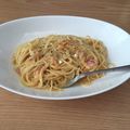 クックECSQSY☆'s cooksnap of when they made 牛乳未使用の簡単カルボナーラ.