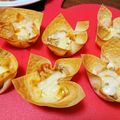 cana226's cooksnap of when they made 餃子の皮でプチピザ.