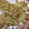 tyanncyonn's cooksnap of when they made キャベツの外葉でかき揚げ♪.