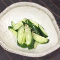 ★うさぎ組★'s cooksnap of when they made 中華風きゅうりのおつまみ冷菜.