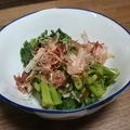 クックDE3I2T☆'s cooksnap of when they made 春菊のお浸し.