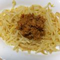 ﾁｮﾎﾞﾋﾟ's cooksnap of when they made がっつり！坦々風どんぶり☆.