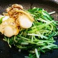 シャーリーエンジェル's cooksnap of when they made ベビーホタテと水菜のガーリック炒め。.