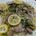 みほほ☆'s cooksnap of when they made 水菜とモヤシのレモン豚バラ蒸し.