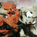 ミニーちゃん♪♪♪♪'s cooksnap of when they made れんこんとひじきの煮物～♪♪.