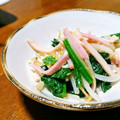 猫のオソマ's cooksnap of when they made モヤシとほうれん草のナムル.