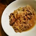 eoo3's cooksnap of when they made すき焼きのルーツ「牛鍋」.
