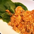 amk3377's cooksnap of when they made 簡単手抜きエビチリ丼.