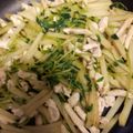 ぴょこたまる's cooksnap of when they made ＊鳥胸とじゃが豆苗炒め＊.