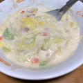 Sa〜ちゃん's cooksnap of when they made 簡単子供が喜ぶ白菜とベーコンのクリーム煮.